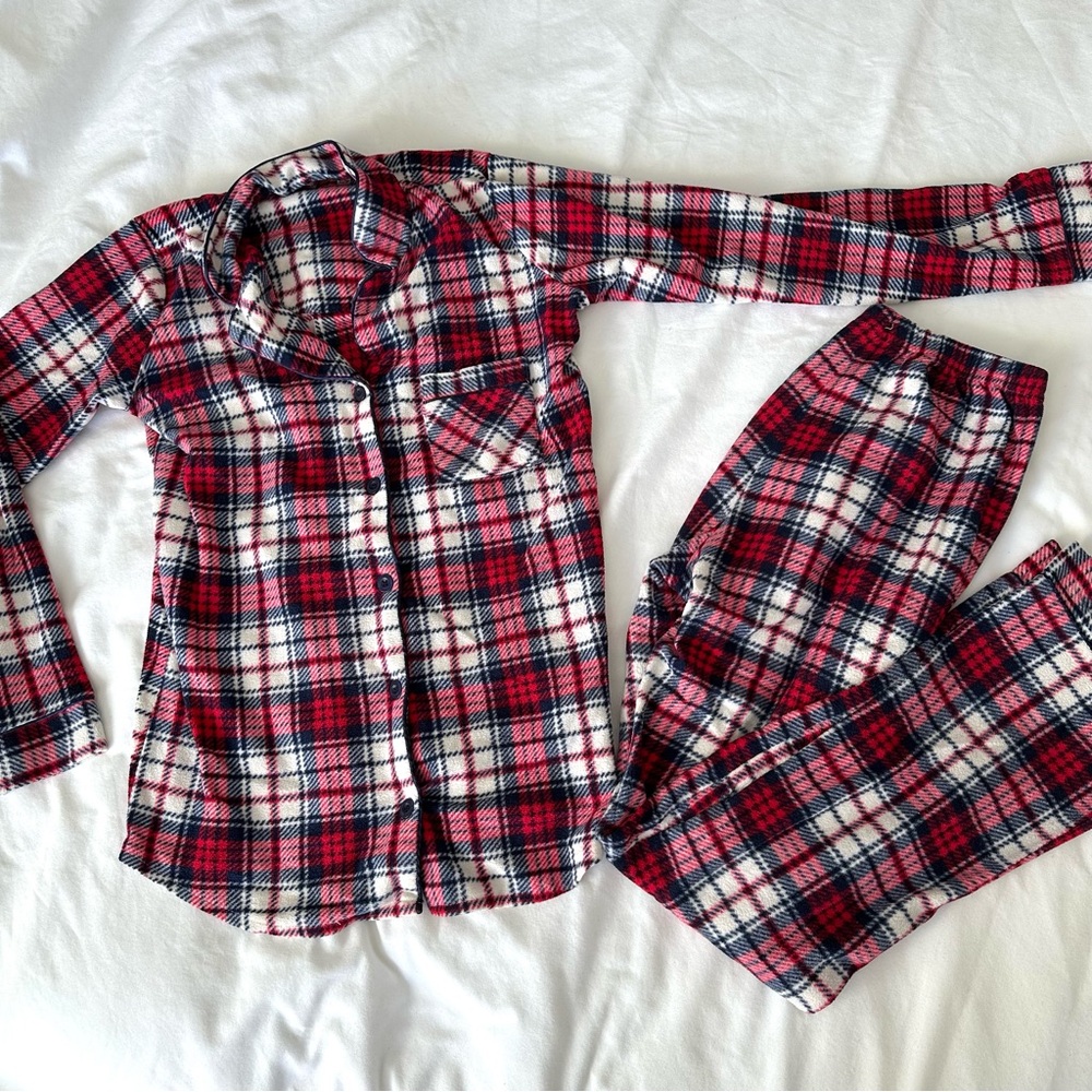 La Vie en Rose polar pyjamas set (red/pink)